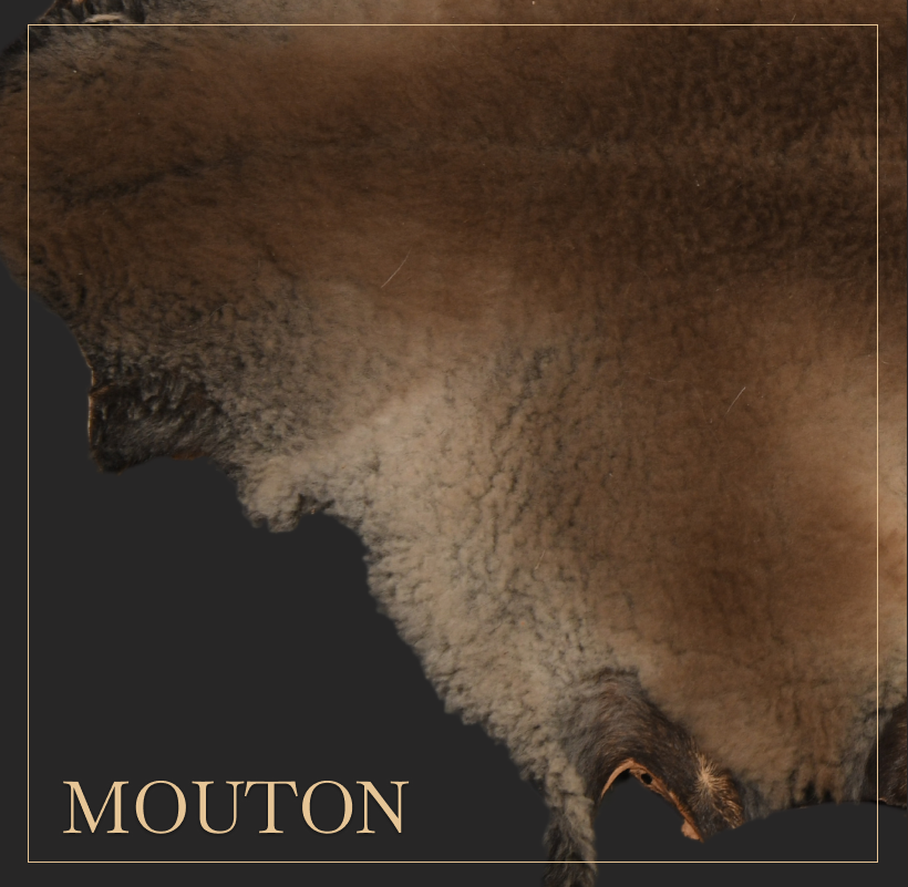 Peau de Mouton Brun Intense